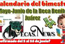 Calendario del bimestre mayo-junio de la Beca Benito Juárez | ¿Confirmado del 2 al 25 de junio?