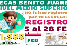 Cómo y Cuándo Incorporarse a las Becas Benito Juárez de Educación Media Superior| Proceso y Requisitos 2025