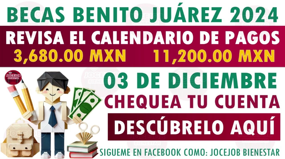 Fechas de Pago de Diciembre y Requisitos para Consultar tu Apoyo de la Beca Benito Juárez