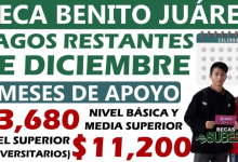 ¡No Te Quedes sin Tu Apoyo! Descubre las Fechas de Pago Restantes de la Beca Benito Juárez en Diciembre