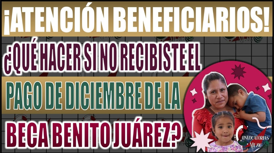 ¿No has recibido el pago de tu Beca Benito Juárez en Diciembre? Sigue estos pasos para solucionarlo