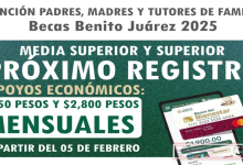 Abren Registros para la Beca Benito Juárez 2025| Fechas y Requisitos