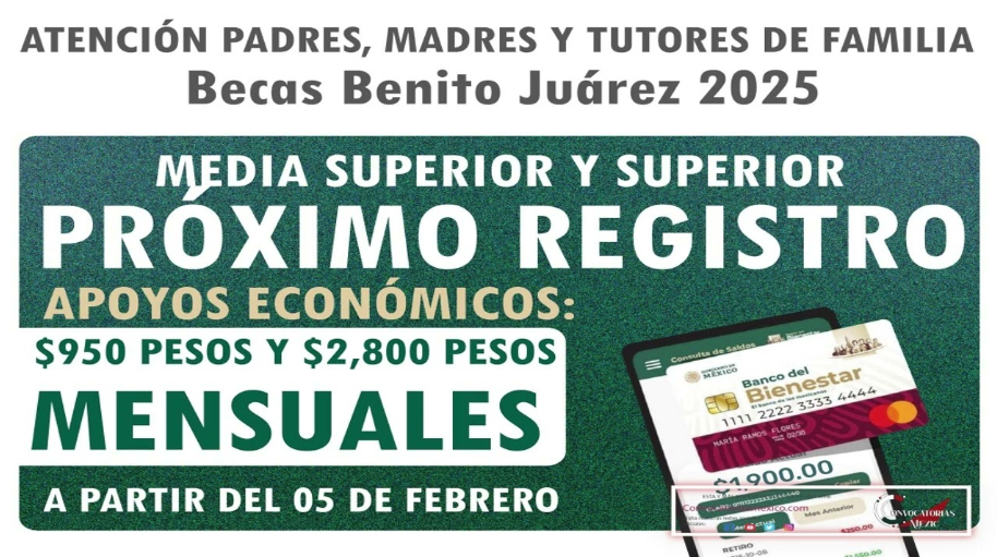 Abren Registros para la Beca Benito Juárez 2025| Fechas y Requisitos