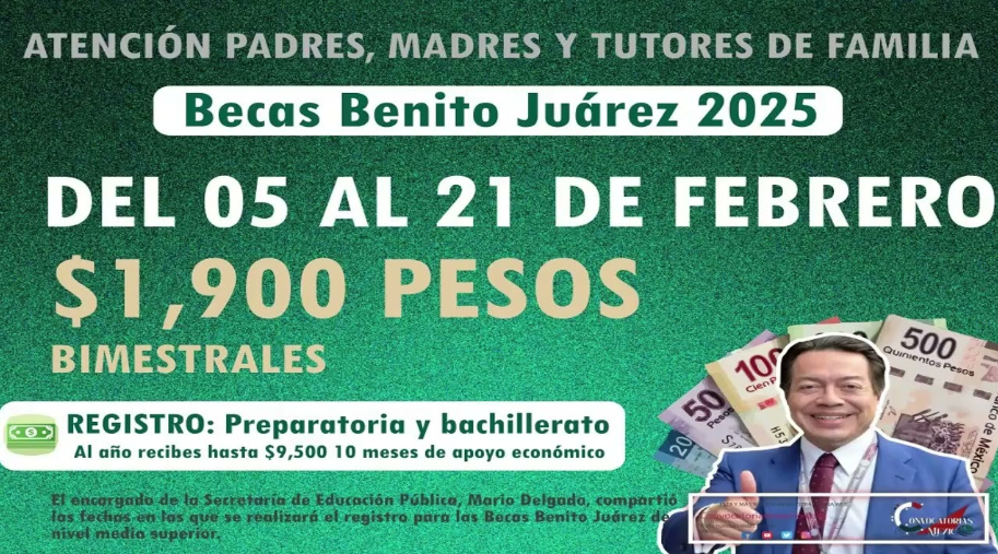 Registros Abiertos para la Beca Benito Juárez de Educación Media Superior| Fechas y Detalles