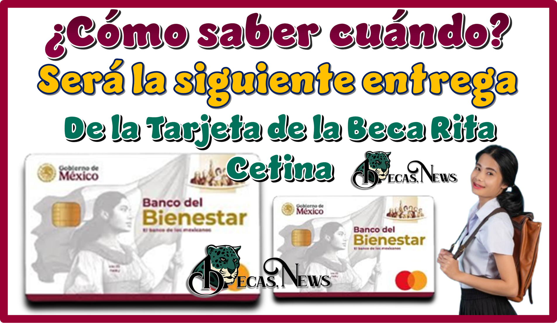 ▷ ¿Cómo saber cuándo será la siguiente entrega de la Tarjeta de la Beca Rita Cetina? » 2025 BECAS.NEWS 🥇 ¿Cómo saber cuándo será la siguiente entrega de la Tarjeta de la Beca Rita Cetina?