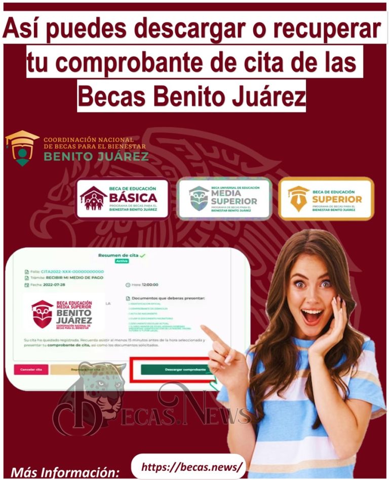 Así Puedes Descargar O Recuperar Tu Comprobante De Cita De Las Becas