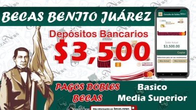 Becas Benito Juárez ¡Anuncio Importante! Banco del Bienestar Pagos Doble