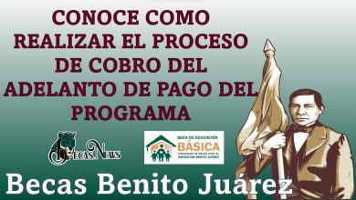 Conoce como realizar el proceso de cobro del adelanto de pago del Programa de Becas Benito Juárez