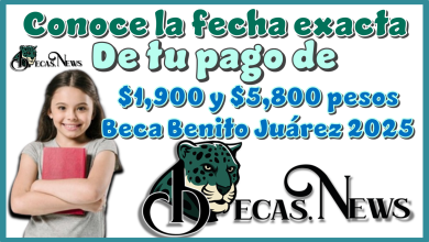 Conoce la fecha exacta de tu pago de $1,900 y $5,800 pesos | Beca Benito Juárez 2025