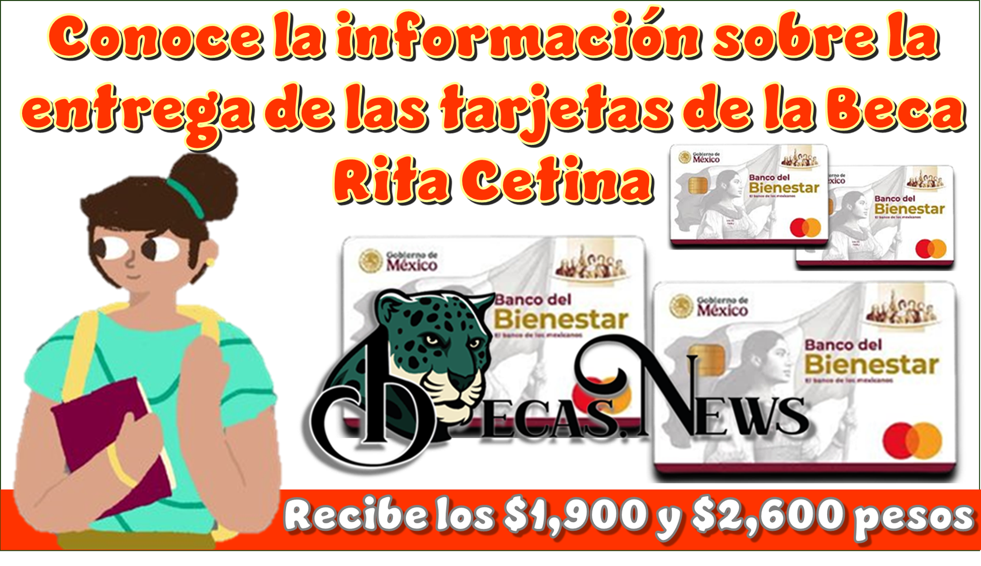 Conoce la información sobre la entrega de las tarjetas de la Beca Rita Cetina | Recibe los $1,900 y $2,600 pesos 