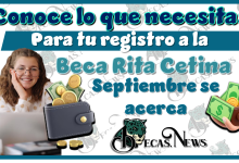 Conoce lo que necesitas para tu registro a la Beca Rita Cetina | Septiembre se acerca 