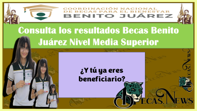 Consulta en los Resultados Becas Benito Juárez Nivel Media Superior… ¿Y tú ya eres beneficiario?