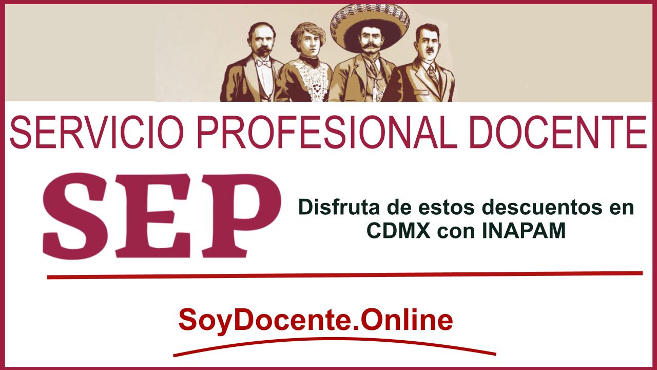 Disfruta de estos descuentos en CDMX con INAPAM