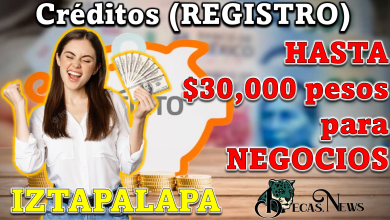 Creditos (REGISTRO): HASTA $30,000 pesos para NEGOCIOS