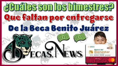 ¿Cuáles son los bimestres que faltan por entregarse de la Beca Benito Juárez?