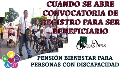 Cuando se abre convocatoria de registro para ser beneficiario de la Pensión Bienestar para Personas con Discapacidad