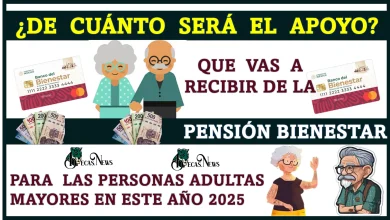¿De cuánto será el apoyo que vas a recibir de la Pensión para el Bienestar de las Personas Adultos Mayores de este año 2025?