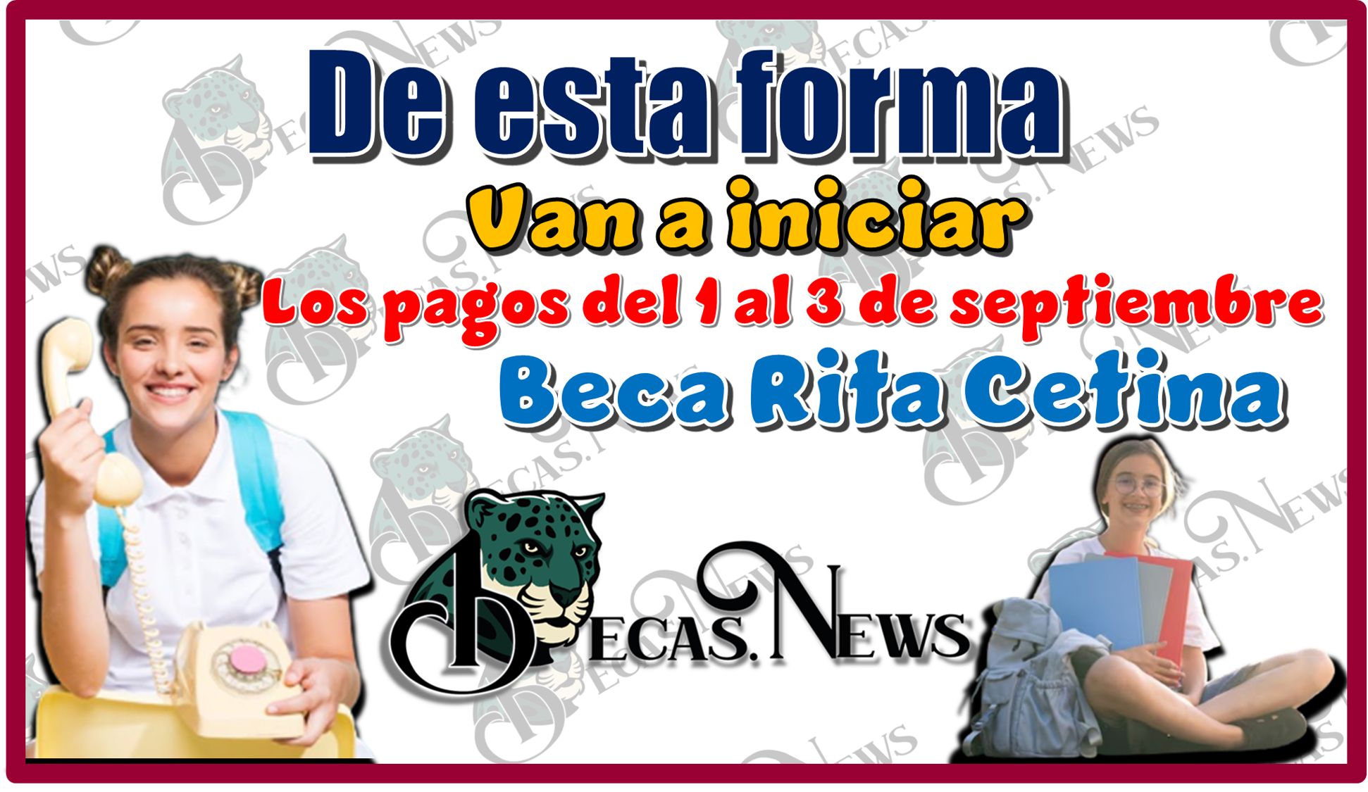 ▷ De esta forma van a iniciar los pagos del 1 al 3 de septiembre | Beca Rita Cetina 2025 » 2025 BECAS.NEWS 🥇 De esta forma van a iniciar los pagos del 1 al 3 de septiembre | Beca Rita Cetina 2025