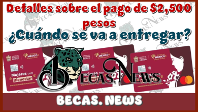 Detalles sobre el pago de $2,500 pesos | ¿Cuándo se va a entregar?