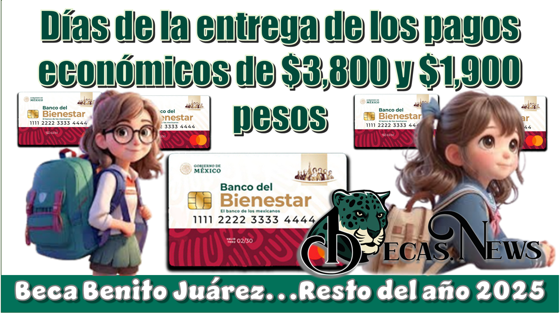▷ Días de la entrega de los apoyos económicos de $3,800 y $1,900 pesos de la Beca Benito Juárez...Resto del año 2025 » 2025 BECAS.NEWS 🥇 Días de la entrega de los apoyos económicos de $3,800 y $1,900 pesos de la Beca Benito Juárez...Resto del año 2025
