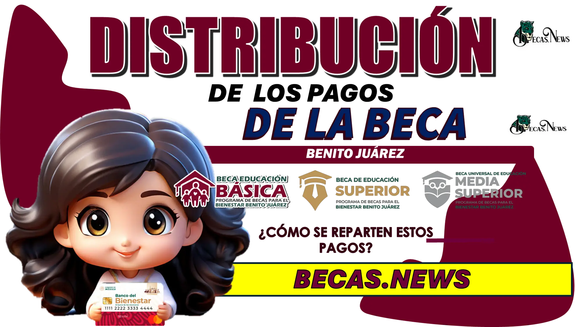 Distribución de los pagos de la Beca Benito Juárez:¿Cómo se reparten estos apoyos?