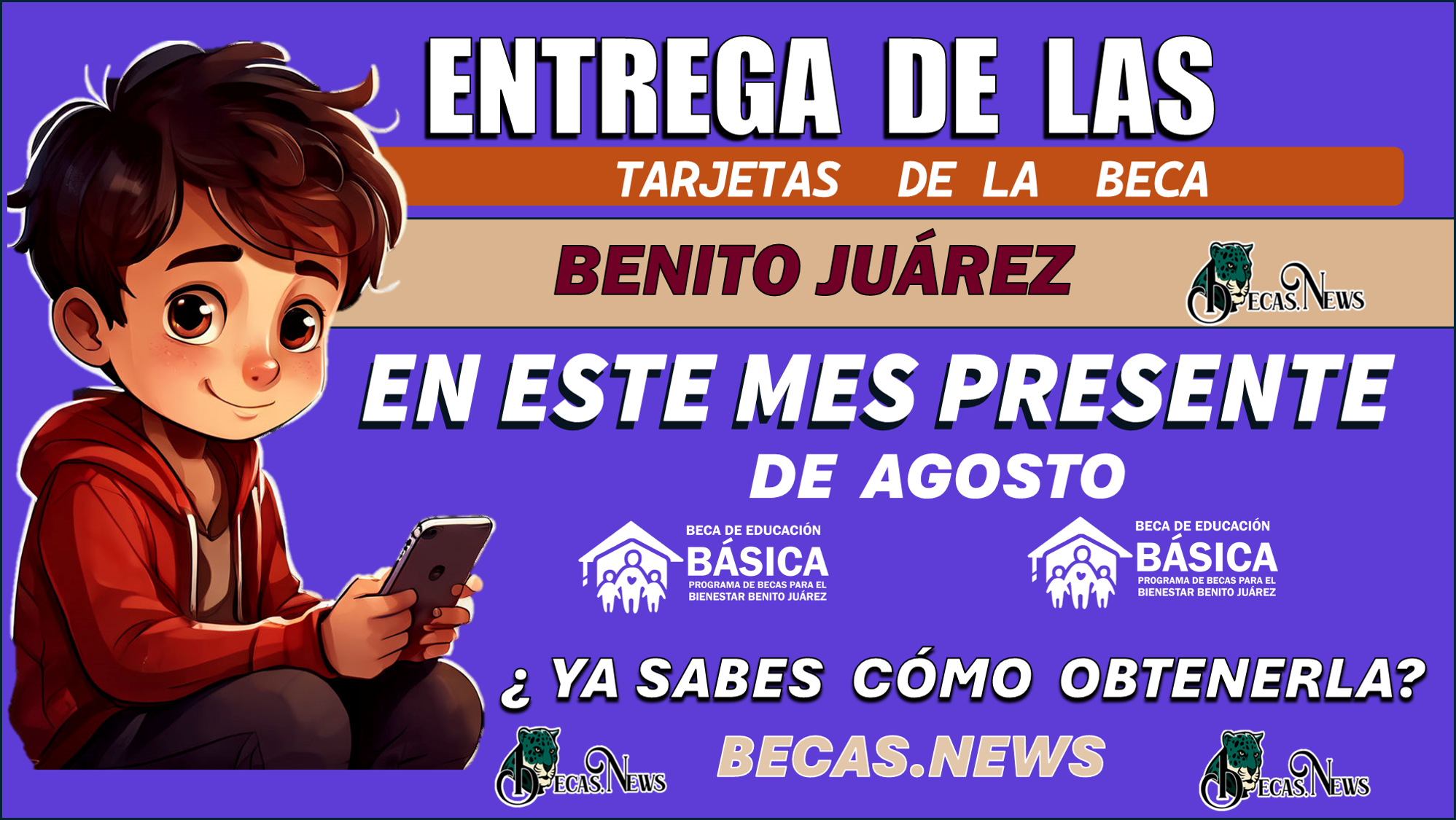 ENTREGA DE LAS TARJETAS DE LA BECA BENITO JUÁREZ | EN ESTE PRESENTE MES DE AGOSO...¿ YA SABES COMO OBTENERLA?