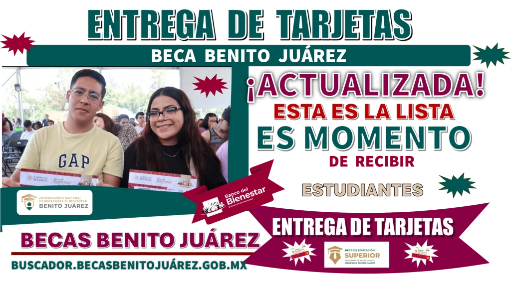 ENTREGA DE TARJETAS DE LA BECA BENITO JUÁREZ | EDUCACIÓN SUPERIOR 