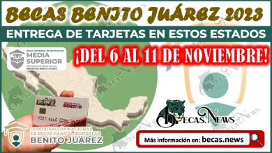 ¡Inicia la entrega de Tarjetas Bienestar en estos estados! Beca Benito Juárez de educación superior.