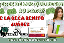 ¿ERES DE LOS QUE RECIBE SU PAGO DE LA BECA BENITO JUÁREZ HOY SÁBADO 8 DE FEBRERO?