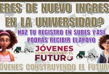 ¿ERES DE NUEVO INGRESO EN LA UNIVERSIDAD? HAZ TU REGISTRO EN SUBES Y ASÍ PODRÁS RECIBIR EL APOYO DE JÓVENES ESCRIBIENDO EL FUTURO