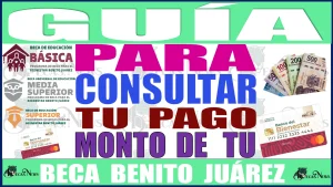 ESTA ES LA GUÍA PARA QUE CONSULTES TU PAGO Y EL MONTO DE TU BECA BENITO JUÁREZ 