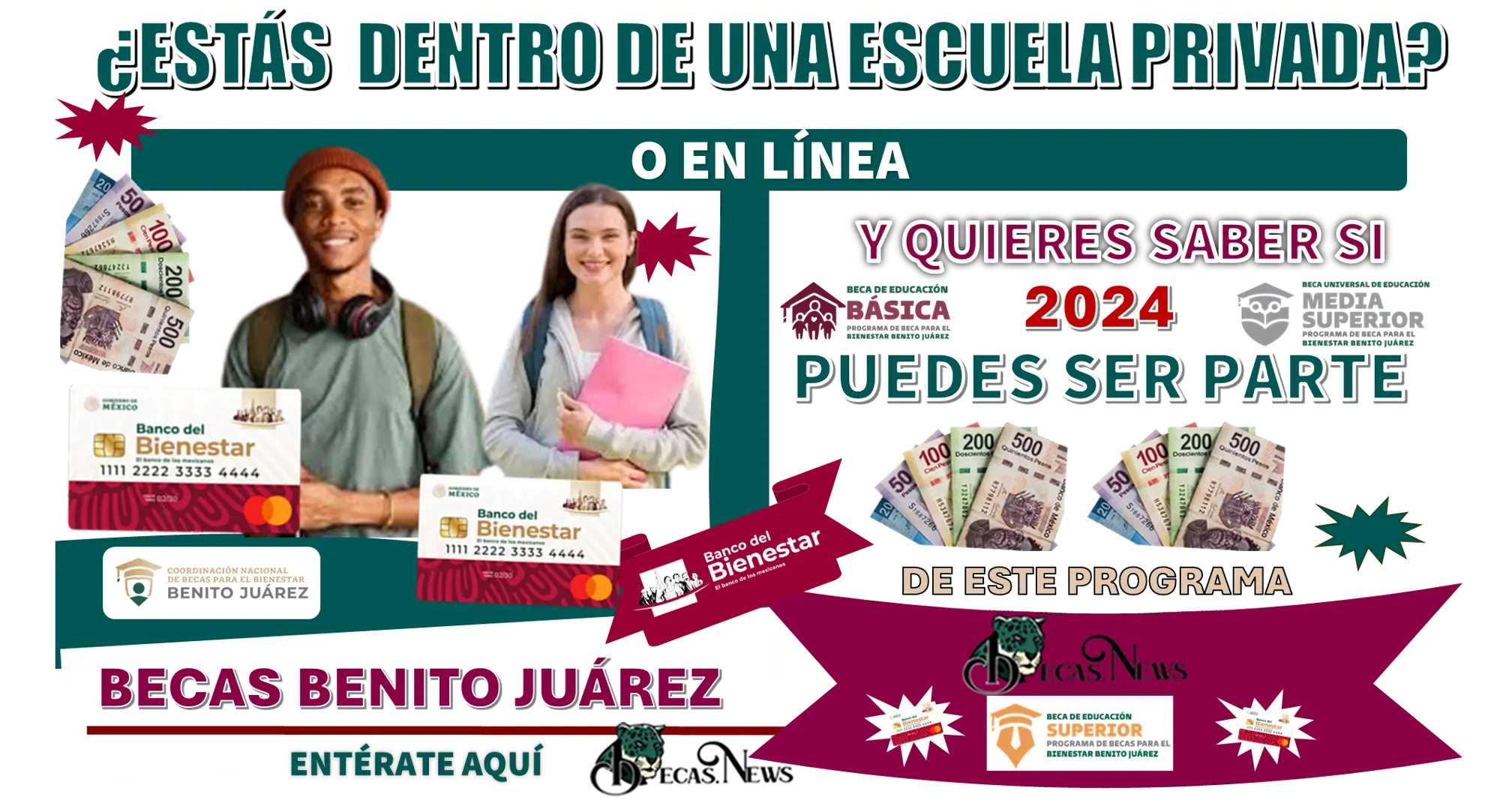 ¿ESTÁS DENTRO DE UNA ESCUELA PRIVADA O EN LÍNEA?, Y QUIERES SABER SI PUEDES SER PARTE DE ESTE PROGRAMA DE LAS BECAS BENITO JUÁREZ | ENTÉRATE AQUÍ 