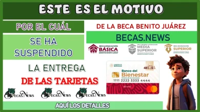 ESTE ES EL MOTIVO POR EL CUÁL SE HA SUSPENDIDO LA ENTREGA DE LAS TARJETAS DE LA BECA BENITO JUÁREZ 