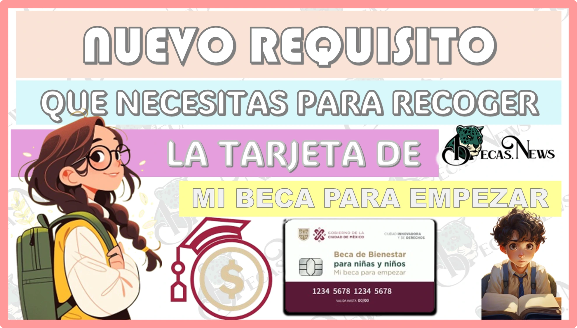 ESTE ES EL NUEVO REQUISITO QUE NECESITAS PARA RECOGER LA TARJETA DE MI BECA PARA EMPEZAR EN LA CIUDAD DE MÉXICO 