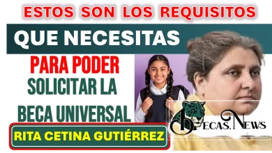 ESTOS SON LOS REQUISITOS QUE NECESITAS PARA PODER SOLICITAR LA BECA UNIVERSAL RITA CETINA GUTIÉRREZ