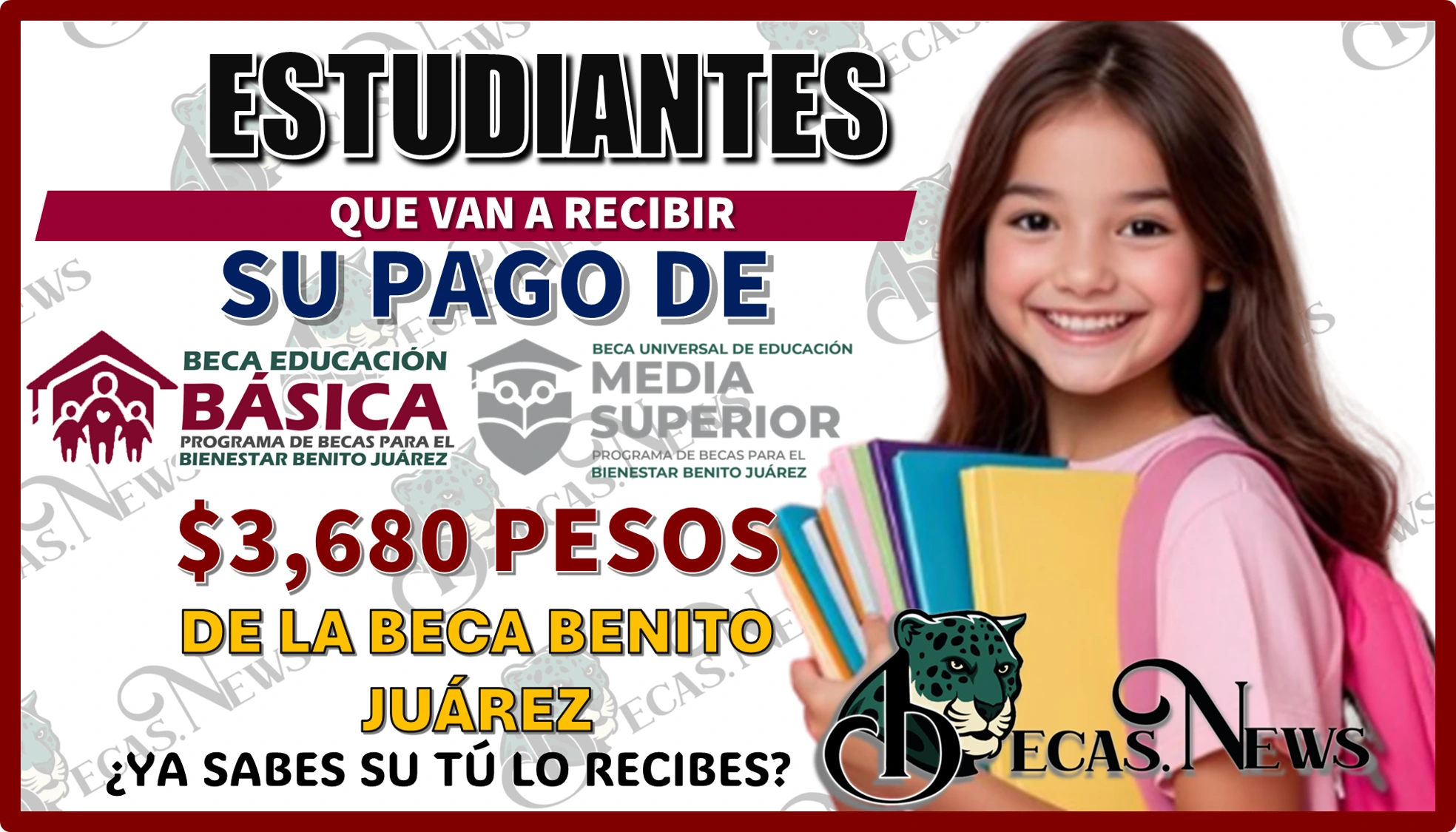 ESTUDIANTES QUE VAN A RECIBIR SU PAGO DE $3,680 PESOS DE LA BECA BENITO JUÁREZ… ¿YA SABES SI TU LO RECIBES? 