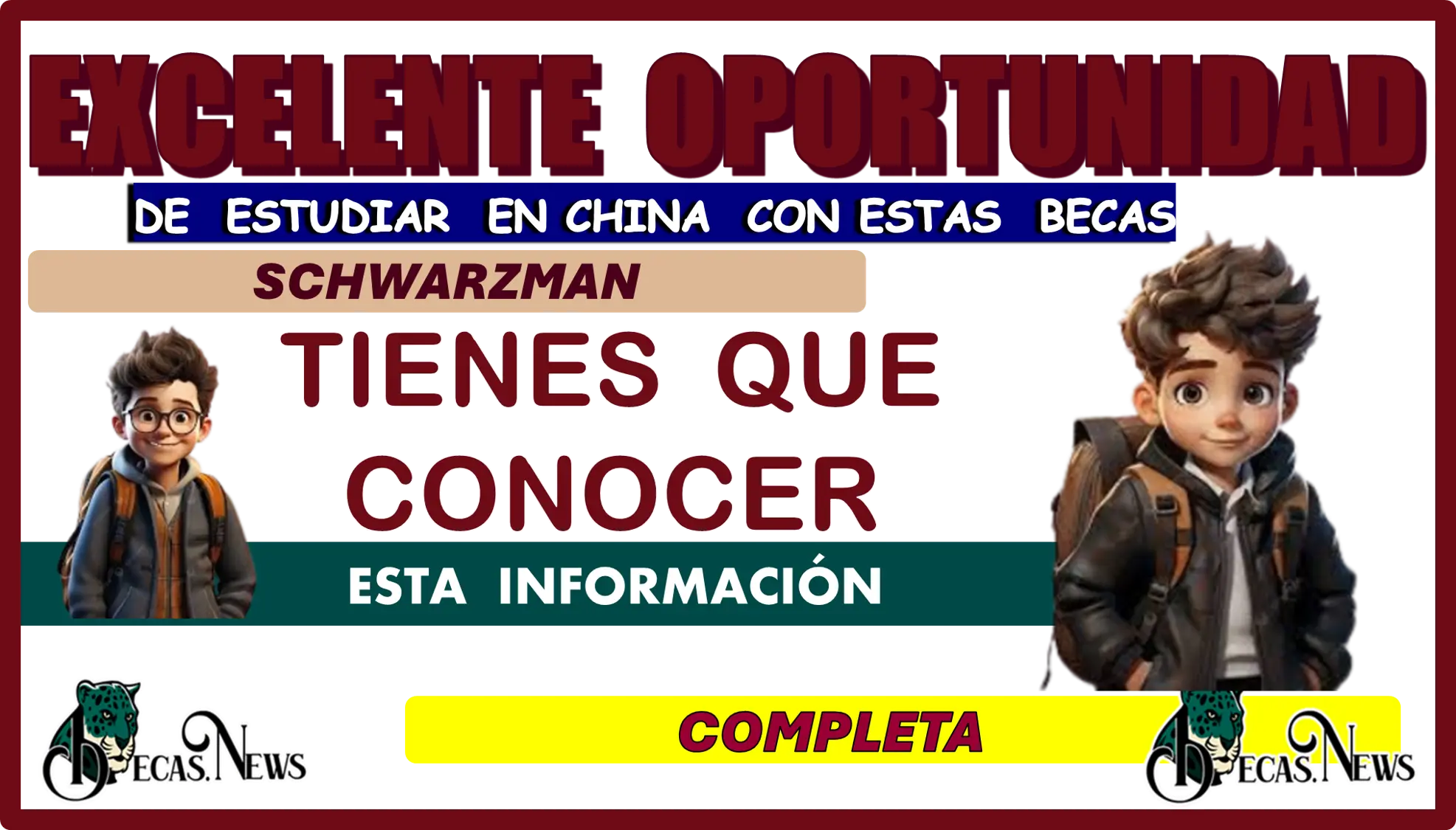 EXCELENTE OPORTUNIDAD DE ESTUDIAR EN CHINA CON ESTAS BECAS SCHWARZMAN TIENES QUE CONOCER ESTA INFORMACIÓN COMPLETA 