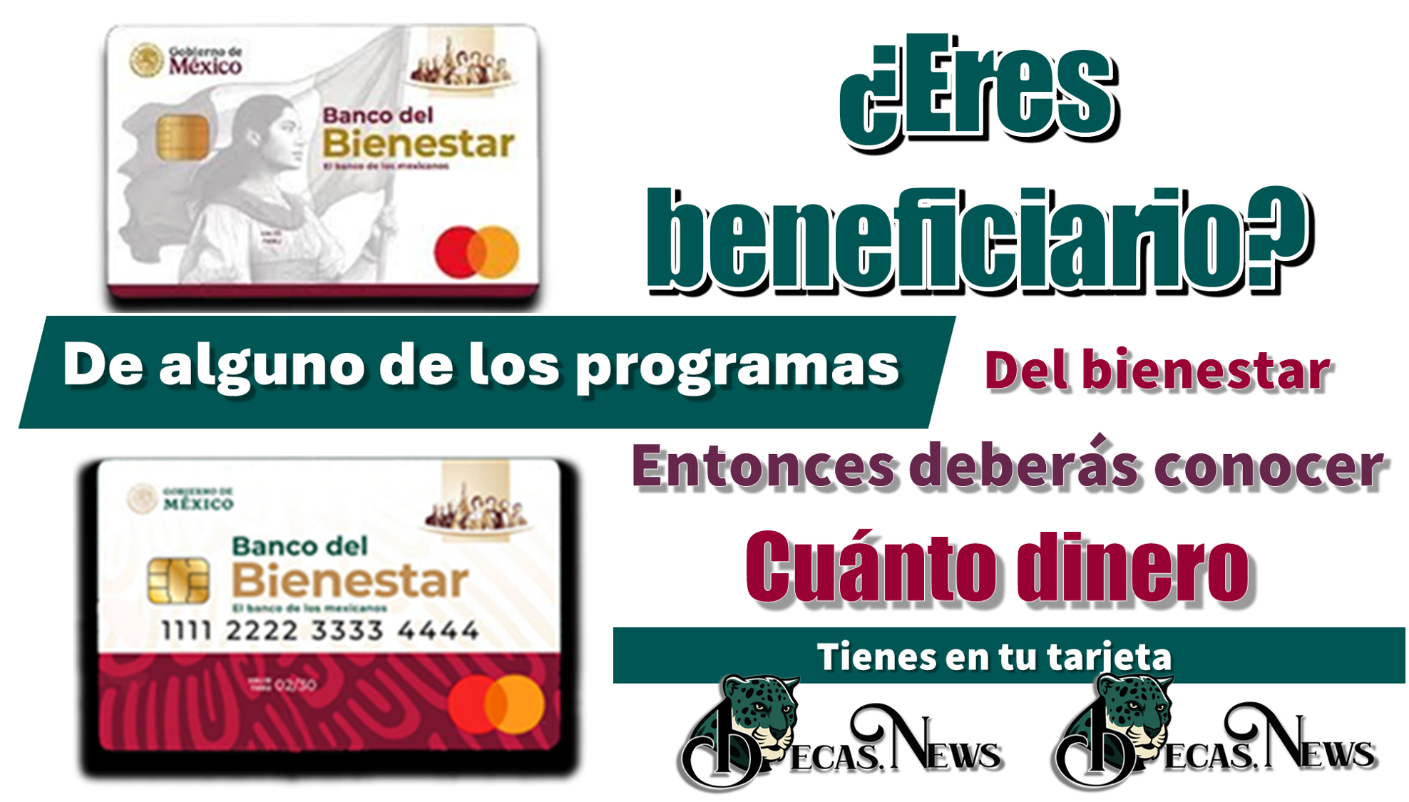 ¿Eres beneficiario de alguno de los programas del bienestar?, entonces deberás conocer cuánto dinero tienes en tu tarjeta