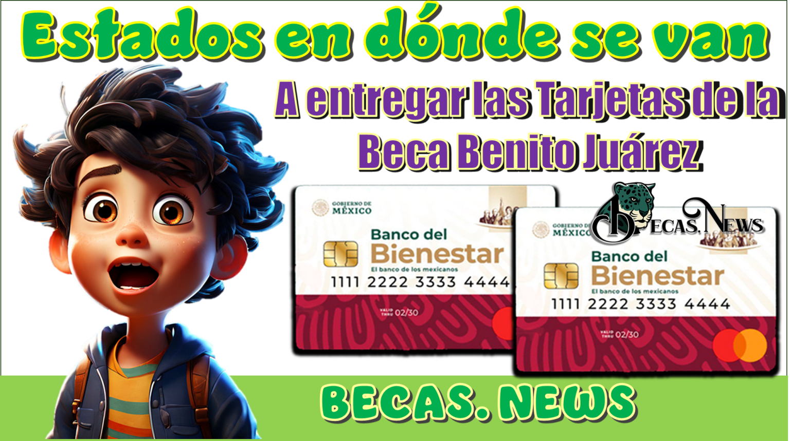 Estados en dónde se van a entregar las Tarjetas de la Beca Benito Juárez…