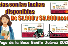Estas son las fechas disponibles de $1,900 y $5,800 pesos | Pago de la Beca Benito Juárez 2025 