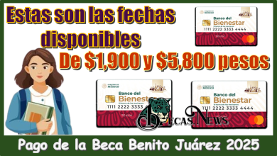 Estas son las fechas disponibles de $1,900 y $5,800 pesos | Pago de la Beca Benito Juárez 2025 