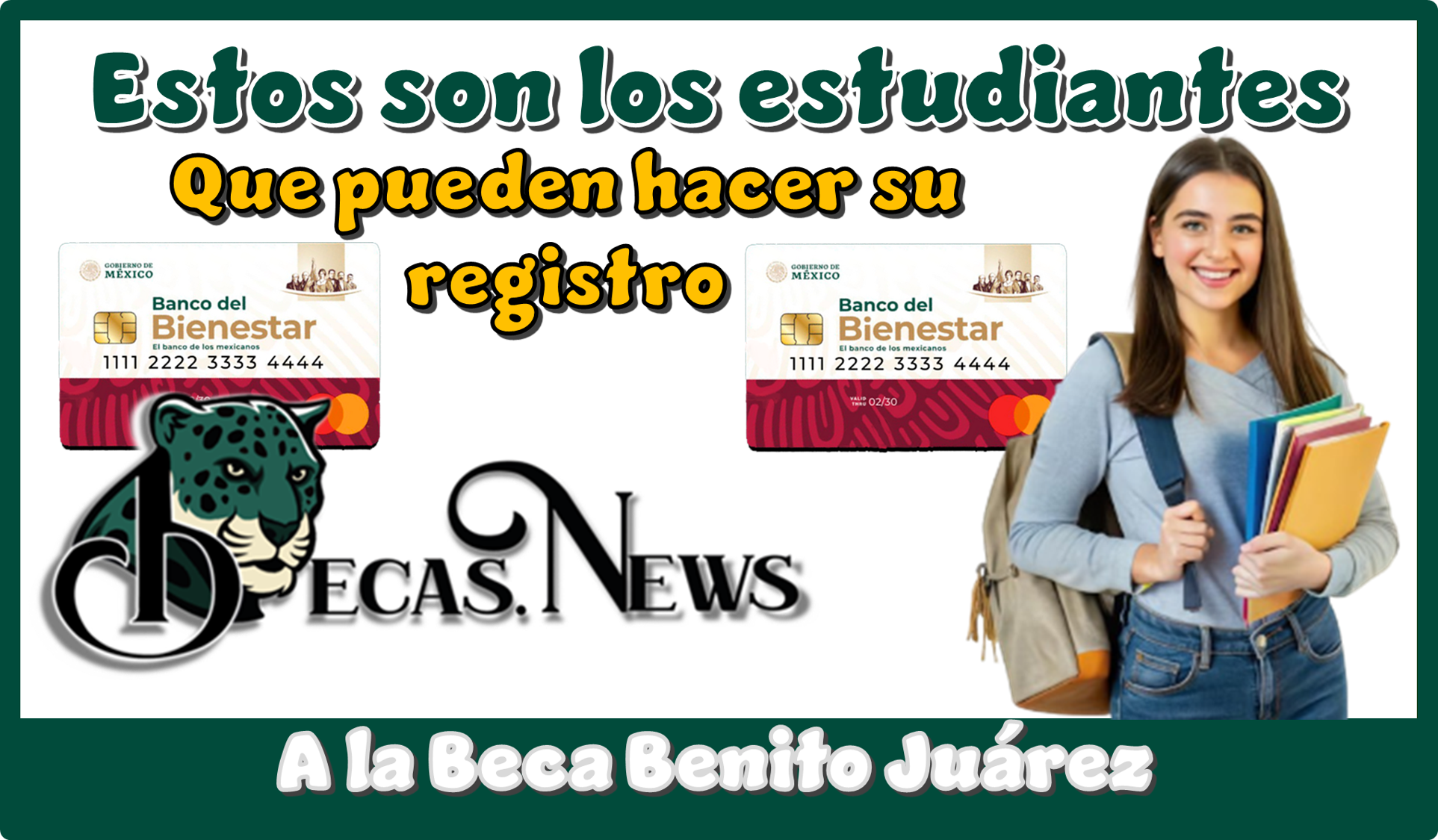 Estos son los estudiantes qué pueden hacer su registro a la Beca Benito Juárez