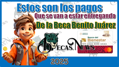 Estos son los pagos que se van a estar entregando de la Beca Benito Juárez | 2025