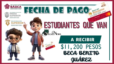 FECHA DEL PAGO | ESTUDIANTES QUE VAN A RECIBIR $11,200 PESOS DE LA BECA BENITO JUÁREZ