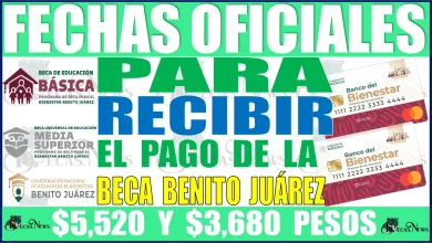 FECHAS OFICIALES PARA RECIBIR EL PAGO DE LA BECA BENITO JUÁREZ | $5,520 Y $3,680 PESOS | AQUÍ TODA LA INFORMACIÓN