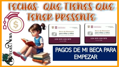 FECHAS QUE TIENES QUE TENER PRESENTE | PAGOS PARA EL PROGRAMA DE MI BECA PARA EMPEZAR