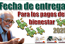 Fecha de entrega para los pagos del bienestar 2025 