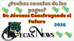 ¿Fechas exactas de los pagos de Jóvenes Construyendo el Futuro 2026?