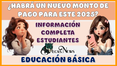 HABRÁ UN NUEVO MONTO DE PAGO PARA ESTE 2025 INFORMACIÓN COMPLETA PARA LOS ESTUDIANTES DE LA EDUCACIÓN BÁSICA