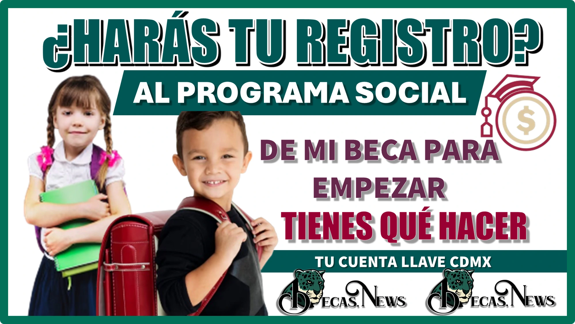 ¿HARÁS TU REGISTRO AL PROGRAMA SOCIAL DE MI BECA PARA EMPEZAR?… ENTONCES TIENES QUÉ HACER TU CUENTA LLAVE CDMX 